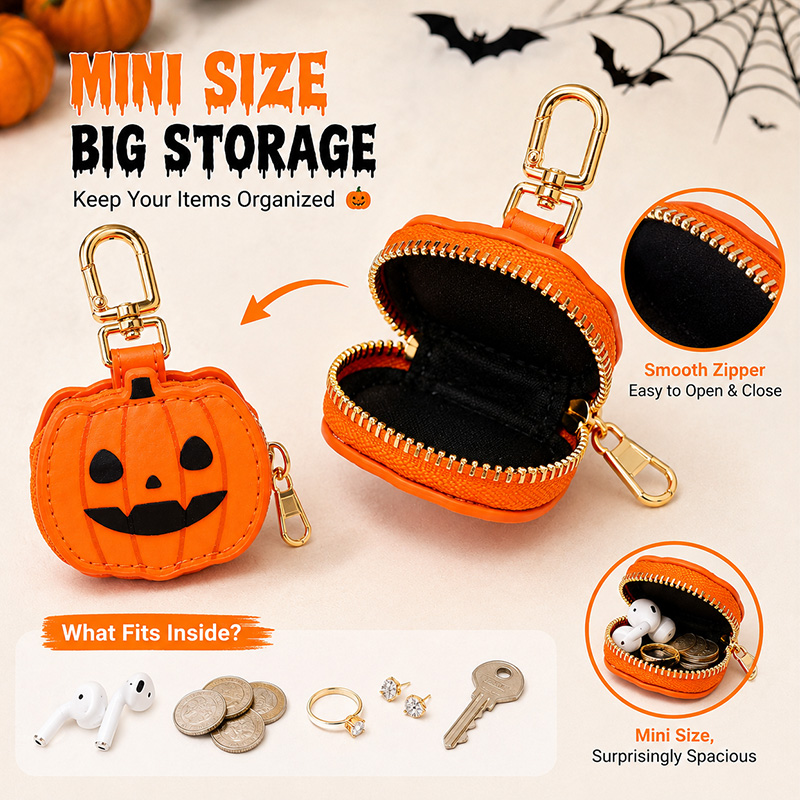 Mini Zipper Keychain Pouch Hal - đánh giá và giá Mini Backpack Purse