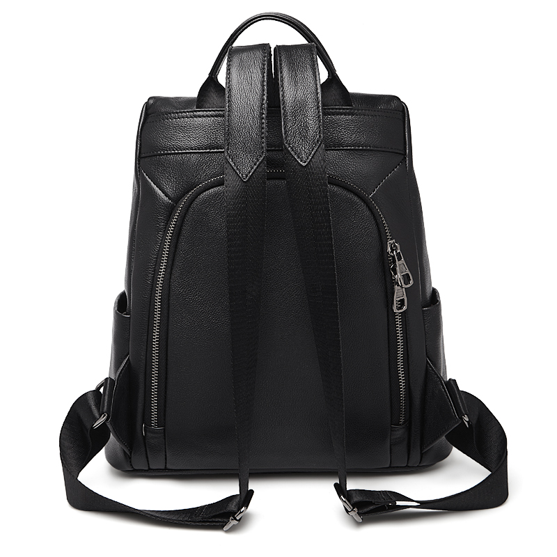 FOXER Genuine Leather Backpack - đánh giá và giá Travel Backpack Anti Theft