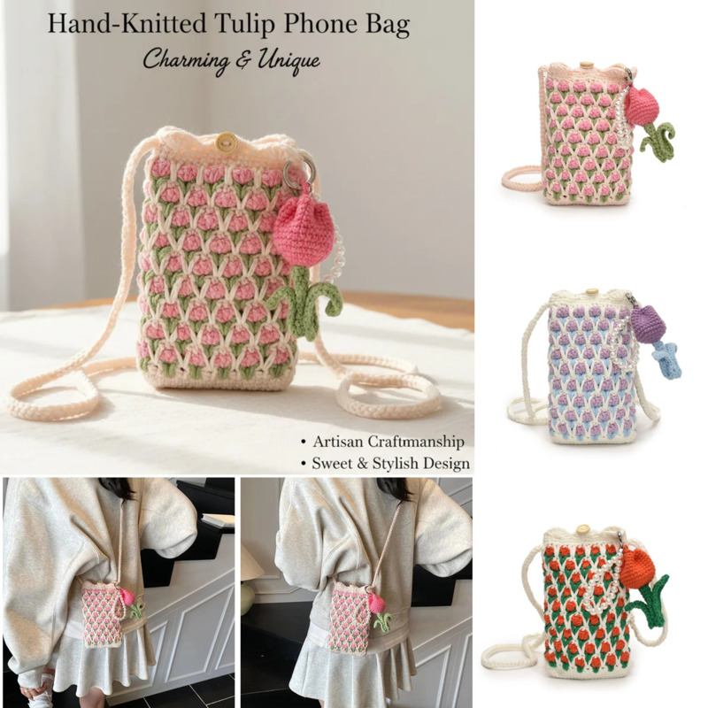 Handmade Backpacks Crochet Tul - đánh giá và giá Mini Backpack Purse