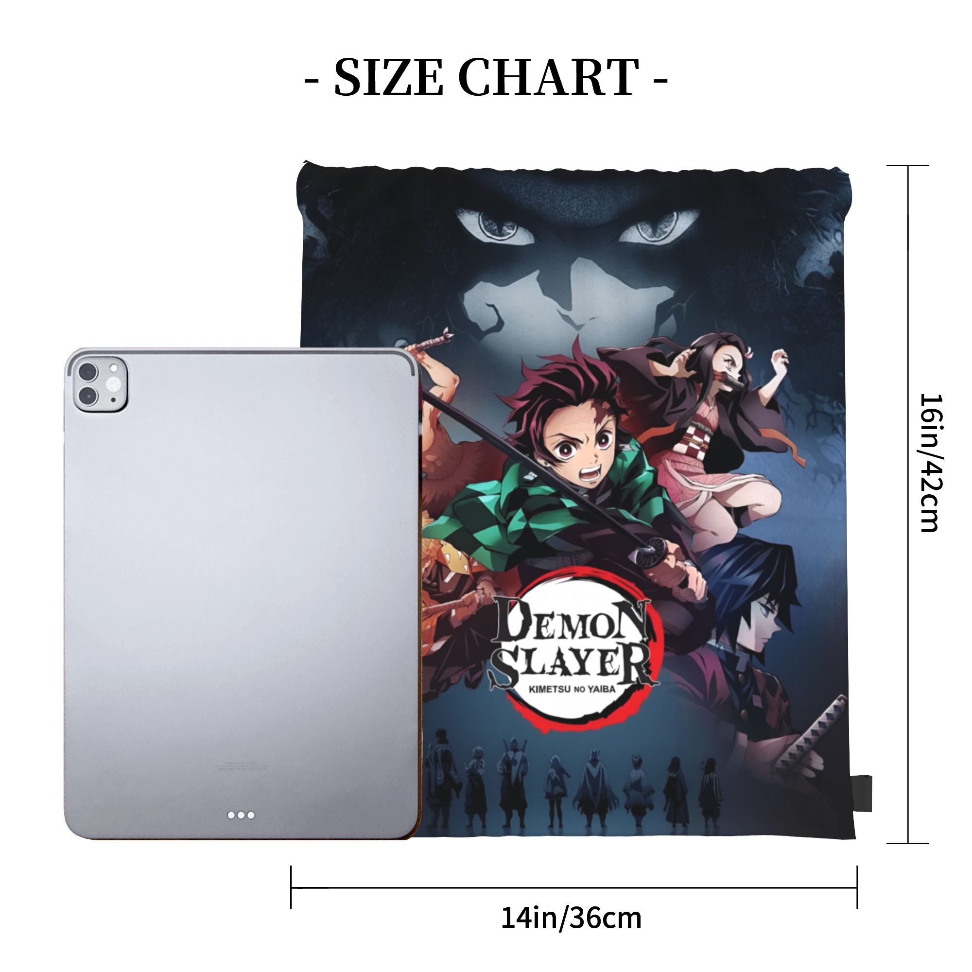 Custom D-Demons Slayers Drawst - đánh giá và giá Drawstring Gym Bag