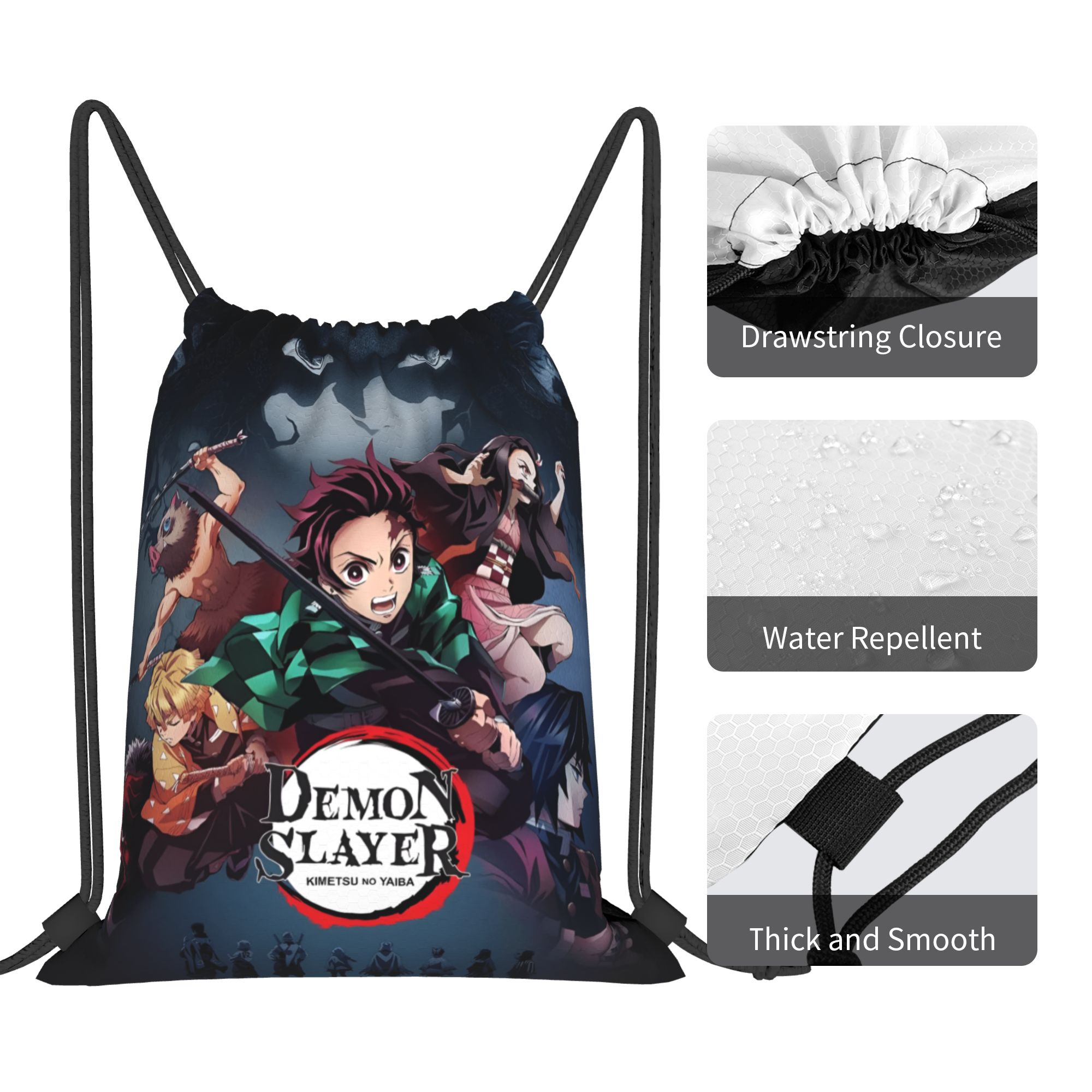 Custom D-Demons Slayers Drawst - đánh giá và giá Drawstring Gym Bag